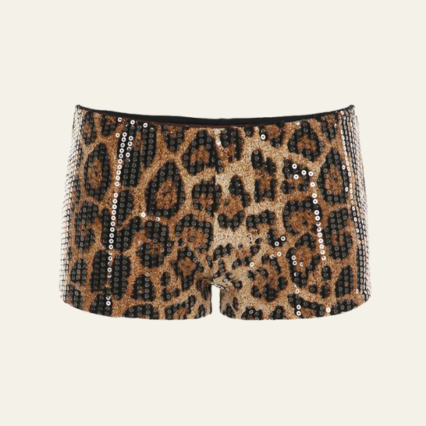 GSTAAD LEOPARD SHORTS